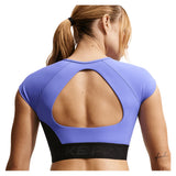 Women's Pro Sculpt Short Sleeve Tennis Bra-Apparel-Nike-IQ0366-010_2-Tennis Express