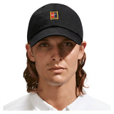 Unisex Club Court Logo Unstructured Tennis Cap,Apparel,Nike,010 Black,One Size,Tennis Express,IQ1321-BF26-010-3