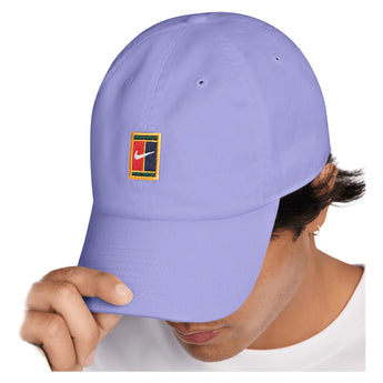Unisex Club Court Logo Unstructured Tennis Cap, Nike, 580 Purple Pulse, Tennis Express, IQ1321-H26-580-PURPLE-PULSE-1