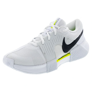 Women's Zoom GP Challenge 1.5 Tennis Shoes White and Black-Footwear-Nike-IQ5176-100copy-Tennis Express