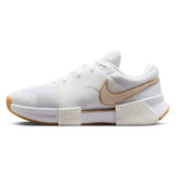 Women's Zoom GP Challenge 1.5 Tennis Shoes White and Lt Orewood Brown,Footwear,Nike,,,Tennis Express,IQ5176-101F26-1