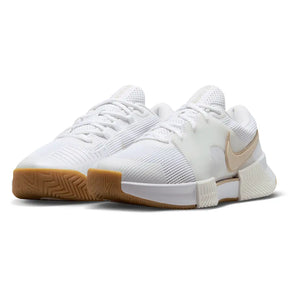 Women's Zoom GP Challenge 1.5 Tennis Shoes White and Lt Orewood Brown,Footwear,Nike,White/Lt Orewood Brown,5,Tennis Express,IQ5176-101F26-y