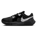Women's Naomi Osaka New York Zoom GP Challenge 1.5 Premium Tennis Shoes Black and Metallic Silver,Footwear,Nike,,,Tennis Express,IQ6077-001F26-1