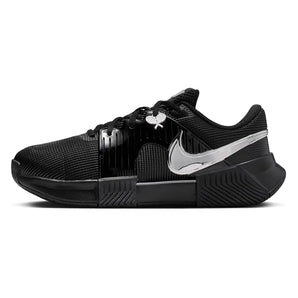 Women's Naomi Osaka New York Zoom GP Challenge 1.5 Premium Tennis Shoes Black and Metallic Silver,Footwear,Nike,,,Tennis Express,IQ6077-001F26-1