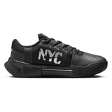 Women's Naomi Osaka New York Zoom GP Challenge 1.5 Premium Tennis Shoes Black and Metallic Silver,Footwear,Nike,,,Tennis Express,IQ6077-001F26-2