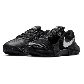 Women's Naomi Osaka New York Zoom GP Challenge 1.5 Premium Tennis Shoes Black and Metallic Silver,Footwear,Nike,,,Tennis Express,IQ6077-001F26-y