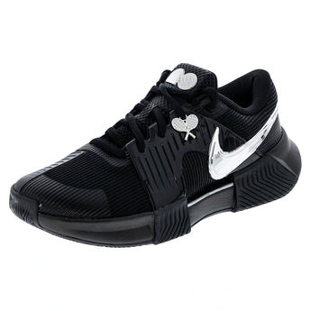 Women's Naomi Osaka New York Zoom GP Challenge 1.5 Premium Tennis Shoes Black and Metallic Silver,Footwear,Nike,Black/Metallic Silver,5,Tennis Express,IQ6077-001F26copy