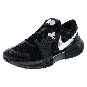 Women's Naomi Osaka New York Zoom GP Challenge 1.5 Premium Tennis Shoes Black and Metallic Silver,Footwear,Nike,Black/Metallic Silver,5,Tennis Express,IQ6077-001F26copy