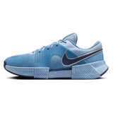 Men's Paris Zoom GP Challenge 1.5 Premium Tennis Shoes Hydrogen Blue and Midnight Navy-Footwear-Nike-IQ6078-400-1-Tennis Express