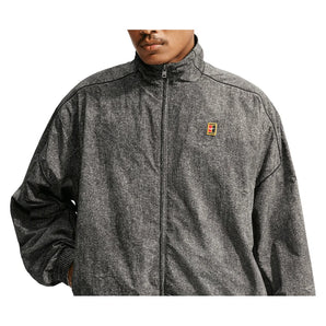 Men's Club Rules Full-Zip Sports Jacket, Nike, 009 College Grey/Black, Tennis Express, IQ8424-F26-009-COLLEGE-GREY-BLACK-1