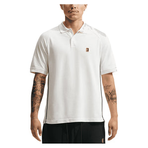 Men's Club Rules Sports Polo,Apparel,Nike,133 Sail/Obsidian,XS,Tennis Express,IQ8447-133