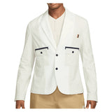 Men's Club Rules Helios Sports Blazer,Apparel,Nike,121 Summit White/Sail,XS,Tennis Express,IQ8449-121