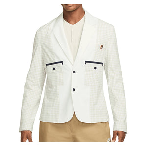 Men's Club Rules Helios Sports Blazer,Apparel,Nike,121 Summit White/Sail,XS,Tennis Express,IQ8449-121