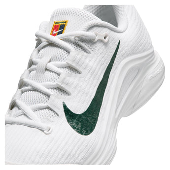 Women's London Vapor 12 Premium Tennis Shoes White and Gorge Green,Footwear,Nike,,,Tennis Express,IR0651-100-8