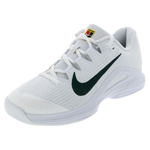 Women's London Vapor 12 Premium Tennis Shoes White and Gorge Green,Footwear,Nike,White/Gorge Green,5,Tennis Express,IR0651-100copy