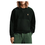 Men's Club Rules French Terry Crew-Neck Sports Sweatshirt,Apparel,Nike,010 Black/Sail,XS,Tennis Express,IR0981-010