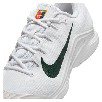 Men's London Vapor 12 Premium Tennis Shoes White and Gorge Green,Footwear,Nike,,,Tennis Express,IR3980-100-8