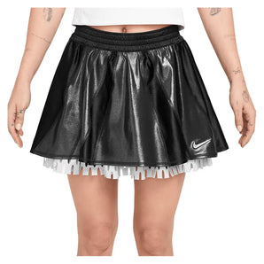 Women's Naomi Osaka New York Court Dri-FIT Slam Tennis Skort,Apparel,Nike,010 Black/Metallic Silver,XS,Tennis Express,IR8472-F26-010-3