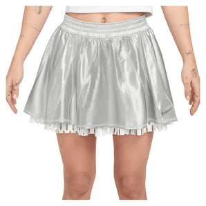 Women's Naomi Osaka New York Court Dri-FIT Slam Tennis Skort,Apparel,Nike,097 Grey Fog/Metallic Silver,XS,Tennis Express,IR8472-F26-097-3