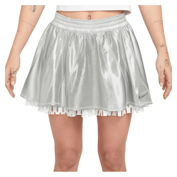 Women's Naomi Osaka New York Court Dri-FIT Slam Tennis Skort,Apparel,Nike,097 Grey Fog/Metallic Silver,XS,Tennis Express,IR8472-F26-097-3