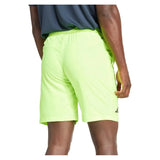 Mens Club 3 Stripe 7 Inch Tennis Short Lucid Lemon-Apparel-Adidas-IS8153-2-Tennis Express