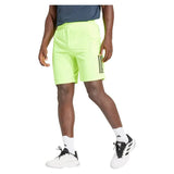 Mens Club 3 Stripe 7 Inch Tennis Short Lucid Lemon-Apparel-Adidas-IS8153-5-Tennis Express