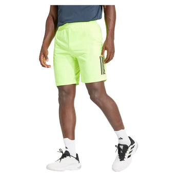 Mens Club 3 Stripe 7 Inch Tennis Short Lucid Lemon-Apparel-Adidas-IS8153-5-Tennis Express