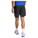 Mens Short and Tight Tennis Set Lucid Blue and Black-Apparel-Adidas-IT2264_4-Tennis Express