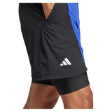 Mens Short and Tight Tennis Set Lucid Blue and Black-Apparel-Adidas-IT2264_7-Tennis Express