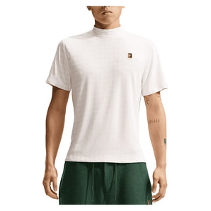 Men's Sportswear Club Short-Sleeve Mock-Neck Top,Apparel,Nike,133 Sail,XS,Tennis Express,IU0800-133
