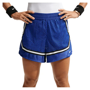 Women's New York Court Slam High-Rise Tennis Short,Apparel,Nike,417 Old Royal/White,XS,Tennis Express,IU1281-F26-417-3