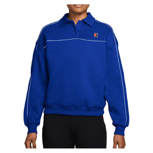 Women's Court Collection Long Sleeve Fleece Tennis Top Old Royal,Apparel,Nike,Old Royal,XS,Tennis Express,IU3253-417