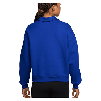 Women's Court Collection Long Sleeve Fleece Tennis Top Old Royal,Apparel,Nike,,,Tennis Express,IU3253-417_1