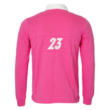 Men's Air Jordan Brooklyn Long-Sleeve Polo Shirt Pinksicle and Sail, Nike, Tennis Express, IV7354-667H26-3