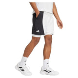 Mens Short and Tight Tennis Set White and Black-Apparel-Adidas-IW6199-4-Tennis Express