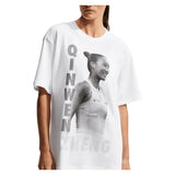 Women's Qinwen Zheng Court Dri-FIT Tennis T-Shirt, Nike, 100 White, Tennis Express, IX5735-H26-100-WHITE-1