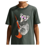 Juniors' Sportswear T-Shirt, Nike, 303 Camo Green, Tennis Express, IX5741-H26-303-CAMO-GREEN-1