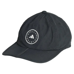Women's Stella McCartney Running Cap Black and White-Apparel-Adidas-IX6608_1-Tennis Express