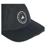 Women's Stella McCartney Running Cap Black and White-Apparel-Adidas-IX6608_3-Tennis Express