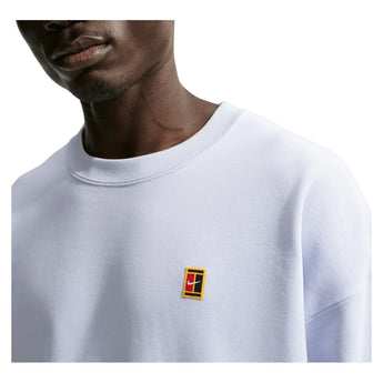 Men's Court Collection French Terry Long Sleeve Tennis Crew, Nike, Tennis Express, IX8517-H26-5