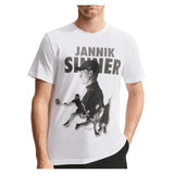 Men's Jannik Sinner Court Dri-FIT Graphic Tennis T-Shirt, Nike, 100 White, Tennis Express, IZ2725-H26-100-WHITE-1