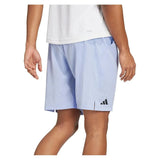 Mens 7 Inch Ergo Tennis Short Blue Spark-Apparel-Adidas-IZ3227-2-Tennis Express