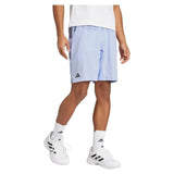 Mens 7 Inch Ergo Tennis Short Blue Spark-Apparel-Adidas-IZ3227-3-Tennis Express