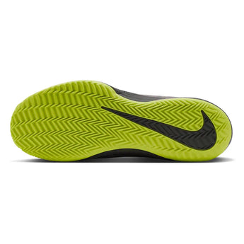 Men's CLAY Court Zoom Vapor 12 Tennis Shoes Black and Lemon Venom,Footwear,Nike,,,Tennis Express,JA6917-001H26-5