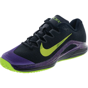Men's CLAY Court Zoom Vapor 12 Tennis Shoes Black and Lemon Venom, Nike, Black/Lemon Venom, Tennis Express, JA6917-001H26-BLACK-LEMON-VENOM-1
