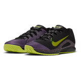 Men's CLAY Court Zoom Vapor 12 Tennis Shoes Black and Lemon Venom,Footwear,Nike,,,Tennis Express,JA6917-001H26-y