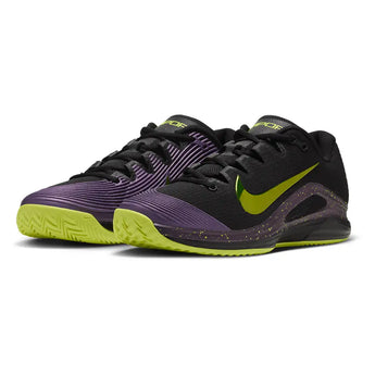 Men's CLAY Court Zoom Vapor 12 Tennis Shoes Black and Lemon Venom,Footwear,Nike,,,Tennis Express,JA6917-001H26-y