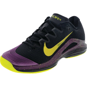 Men's Zoom Vapor 12 Tennis Shoes Black and Lemon Venom, Nike, Black/Lemon Venom, Tennis Express, JA6918-001H26-BLACK-LEMON-VENOM-1