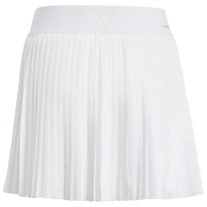 Girls' Club Pleated Tennis Skort White-Apparel-Adidas-JC6727_2-Tennis Express