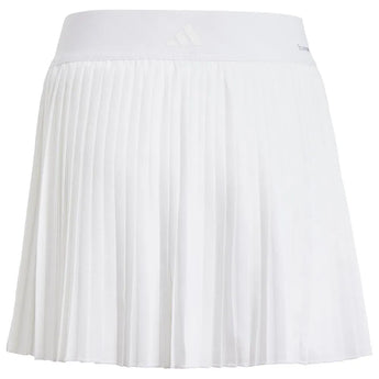 Girls' Club Pleated Tennis Skort White-Apparel-Adidas-JC6727_2-Tennis Express